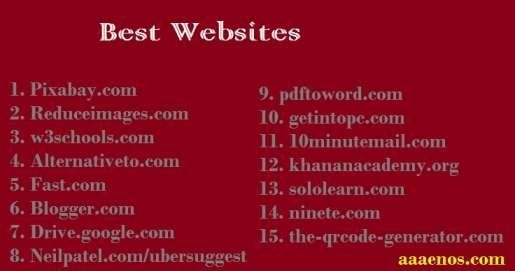 best websites