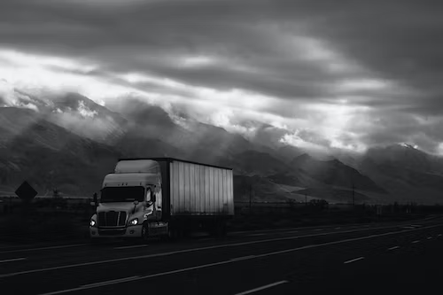 Photo of a moving truck